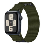 尼龍魔鬼氈錶帶，適用於 Apple Watch Series 10 46mm、Apple Watch Series 10 42mm、Apple Watch SE 2023 44mm、Apple Watch SE 2023 40mm、Apple Watch Ultra 2 49mm、Apple Watch Series 9 45mm、Apple Watch Series 9 41mm