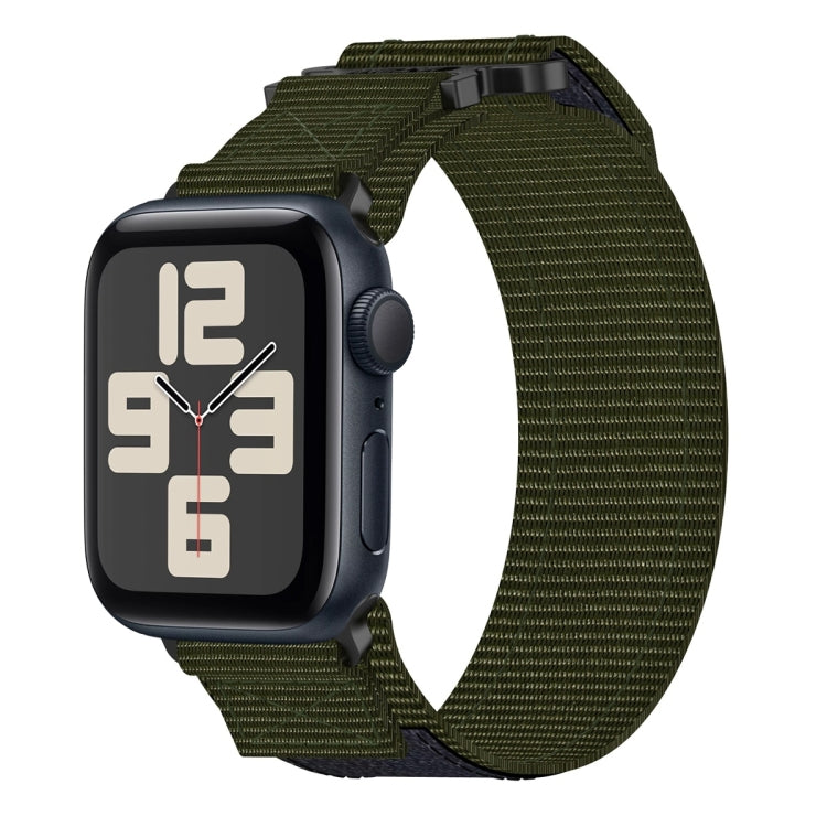 尼龍魔鬼氈錶帶，適用於 Apple Watch Series 10 46mm、Apple Watch Series 10 42mm、Apple Watch SE 2023 44mm、Apple Watch SE 2023 40mm、Apple Watch Ultra 2 49mm、Apple Watch Series 9 45mm、Apple Watch Series 9 41mm