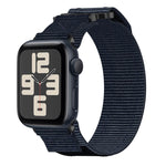 尼龍魔鬼氈錶帶，適用於 Apple Watch Series 10 46mm、Apple Watch Series 10 42mm、Apple Watch SE 2023 44mm、Apple Watch SE 2023 40mm、Apple Watch Ultra 2 49mm、Apple Watch Series 9 45mm、Apple Watch Series 9 41mm