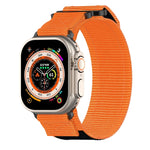 尼龍魔鬼氈錶帶，適用於 Apple Watch Series 10 46mm、Apple Watch Series 10 42mm、Apple Watch SE 2023 44mm、Apple Watch SE 2023 40mm、Apple Watch Ultra 2 49mm、Apple Watch Series 9 45mm、Apple Watch Series 9 41mm