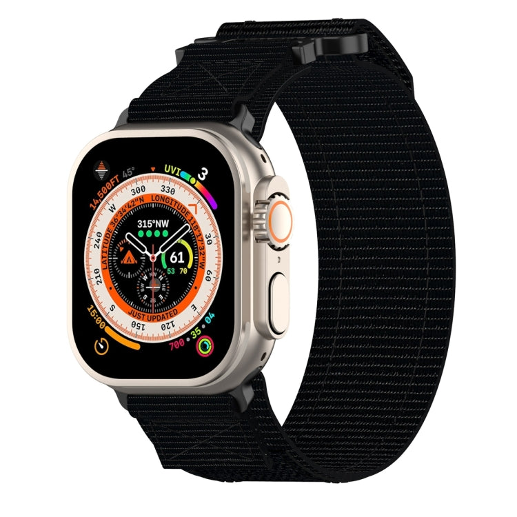 尼龍魔鬼氈錶帶，適用於 Apple Watch Series 10 46mm、Apple Watch Series 10 42mm、Apple Watch SE 2023 44mm、Apple Watch SE 2023 40mm、Apple Watch Ultra 2 49mm、Apple Watch Series 9 45mm、Apple Watch Series 9 41mm