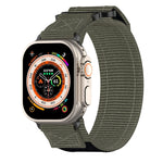 尼龍魔鬼氈錶帶，適用於 Apple Watch Series 10 46mm、Apple Watch Series 10 42mm、Apple Watch SE 2023 44mm、Apple Watch SE 2023 40mm、Apple Watch Ultra 2 49mm、Apple Watch Series 9 45mm、Apple Watch Series 9 41mm