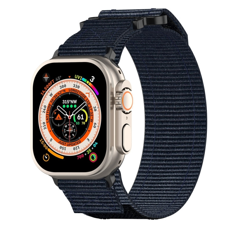 尼龍魔鬼氈錶帶，適用於 Apple Watch Series 10 46mm、Apple Watch Series 10 42mm、Apple Watch SE 2023 44mm、Apple Watch SE 2023 40mm、Apple Watch Ultra 2 49mm、Apple Watch Series 9 45mm、Apple Watch Series 9 41mm