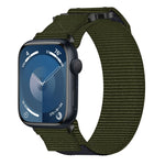 尼龍魔鬼氈錶帶，適用於 Apple Watch Series 10 46mm、Apple Watch Series 10 42mm、Apple Watch SE 2023 44mm、Apple Watch SE 2023 40mm、Apple Watch Ultra 2 49mm、Apple Watch Series 9 45mm、Apple Watch Series 9 41mm