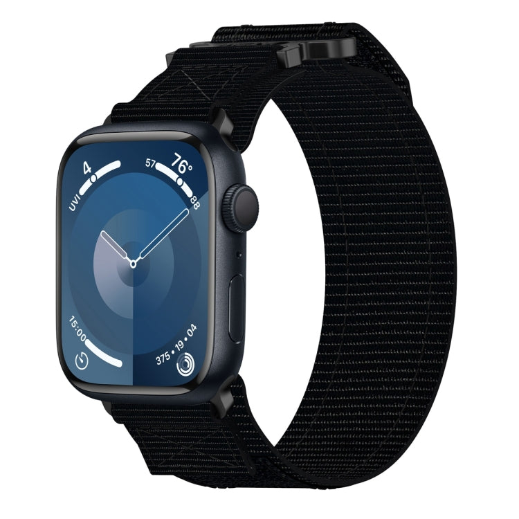 尼龍魔鬼氈錶帶，適用於 Apple Watch Series 10 46mm、Apple Watch Series 10 42mm、Apple Watch SE 2023 44mm、Apple Watch SE 2023 40mm、Apple Watch Ultra 2 49mm、Apple Watch Series 9 45mm、Apple Watch Series 9 41mm