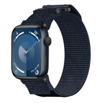 尼龍魔鬼氈錶帶，適用於 Apple Watch Series 10 46mm、Apple Watch Series 10 42mm、Apple Watch SE 2023 44mm、Apple Watch SE 2023 40mm、Apple Watch Ultra 2 49mm、Apple Watch Series 9 45mm、Apple Watch Series 9 41mm