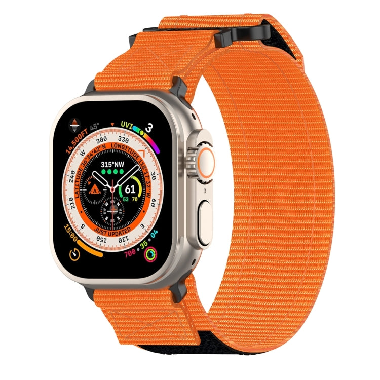 尼龍魔鬼氈錶帶，適用於 Apple Watch Series 10 46mm、Apple Watch Series 10 42mm、Apple Watch SE 2023 44mm、Apple Watch SE 2023 40mm、Apple Watch Ultra 2 49mm、Apple Watch Series 9 45mm、Apple Watch Series 9 41mm