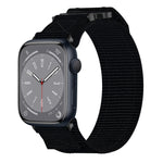 尼龍魔鬼氈錶帶，適用於 Apple Watch Series 10 46mm、Apple Watch Series 10 42mm、Apple Watch SE 2023 44mm、Apple Watch SE 2023 40mm、Apple Watch Ultra 2 49mm、Apple Watch Series 9 45mm、Apple Watch Series 9 41mm