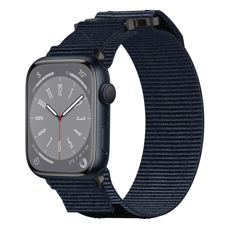 尼龍魔鬼氈錶帶，適用於 Apple Watch Series 10 46mm、Apple Watch Series 10 42mm、Apple Watch SE 2023 44mm、Apple Watch SE 2023 40mm、Apple Watch Ultra 2 49mm、Apple Watch Series 9 45mm、Apple Watch Series 9 41mm