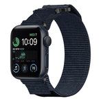 尼龍魔鬼氈錶帶，適用於 Apple Watch Series 8 45mm、Apple Watch SE 2022 40mm、Apple Watch SE 2022 44mm、Apple Watch Series 7 41mm、Apple Watch Series 7 45mm、Apple Watch SE 40mm、Apple Watch SE 44mm