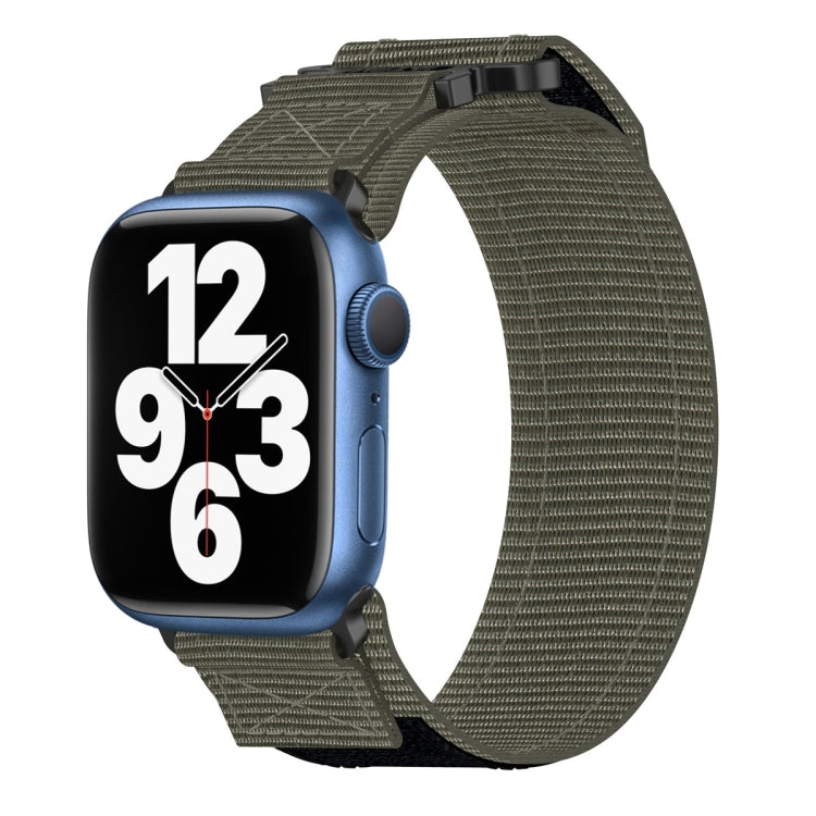 尼龍魔鬼氈錶帶，適用於 Apple Watch Series 8 45mm、Apple Watch SE 2022 40mm、Apple Watch SE 2022 44mm、Apple Watch Series 7 41mm、Apple Watch Series 7 45mm、Apple Watch SE 40mm、Apple Watch SE 44mm