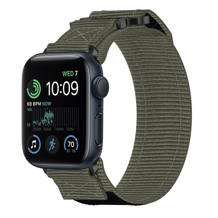 尼龍魔鬼氈錶帶，適用於 Apple Watch Series 8 45mm、Apple Watch SE 2022 40mm、Apple Watch SE 2022 44mm、Apple Watch Series 7 41mm、Apple Watch Series 7 45mm、Apple Watch SE 40mm、Apple Watch SE 44mm