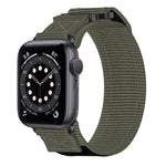 尼龍魔鬼氈錶帶，適用於 Apple Watch Series 8 45mm、Apple Watch SE 2022 40mm、Apple Watch SE 2022 44mm、Apple Watch Series 7 41mm、Apple Watch Series 7 45mm、Apple Watch SE 40mm、Apple Watch SE 44mm