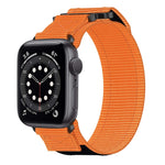 尼龍魔鬼氈錶帶，適用於 Apple Watch Series 8 45mm、Apple Watch SE 2022 40mm、Apple Watch SE 2022 44mm、Apple Watch Series 7 41mm、Apple Watch Series 7 45mm、Apple Watch SE 40mm、Apple Watch SE 44mm