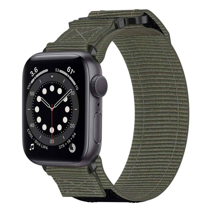 尼龍魔鬼氈錶帶，適用於 Apple Watch Series 8 45mm、Apple Watch SE 2022 40mm、Apple Watch SE 2022 44mm、Apple Watch Series 7 41mm、Apple Watch Series 7 45mm、Apple Watch SE 40mm、Apple Watch SE 44mm