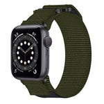 尼龍魔鬼氈錶帶，適用於 Apple Watch Series 8 45mm、Apple Watch SE 2022 40mm、Apple Watch SE 2022 44mm、Apple Watch Series 7 41mm、Apple Watch Series 7 45mm、Apple Watch SE 40mm、Apple Watch SE 44mm
