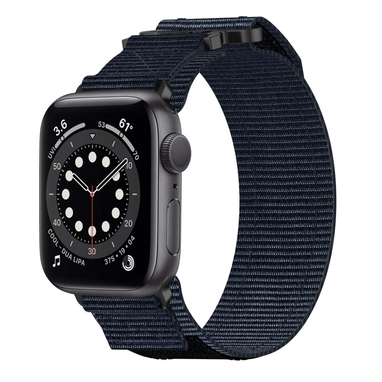 尼龍魔鬼氈錶帶，適用於 Apple Watch Series 8 45mm、Apple Watch SE 2022 40mm、Apple Watch SE 2022 44mm、Apple Watch Series 7 41mm、Apple Watch Series 7 45mm、Apple Watch SE 40mm、Apple Watch SE 44mm
