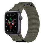 尼龍魔鬼氈錶帶，適用於 Apple Watch Series 5 44mm、Apple Watch Series 5 40mm、Apple Watch Series 4 44mm、Apple Watch Series 4 40mm、Apple Watch Series 3 38mm、Apple Watch Series 3 42mm