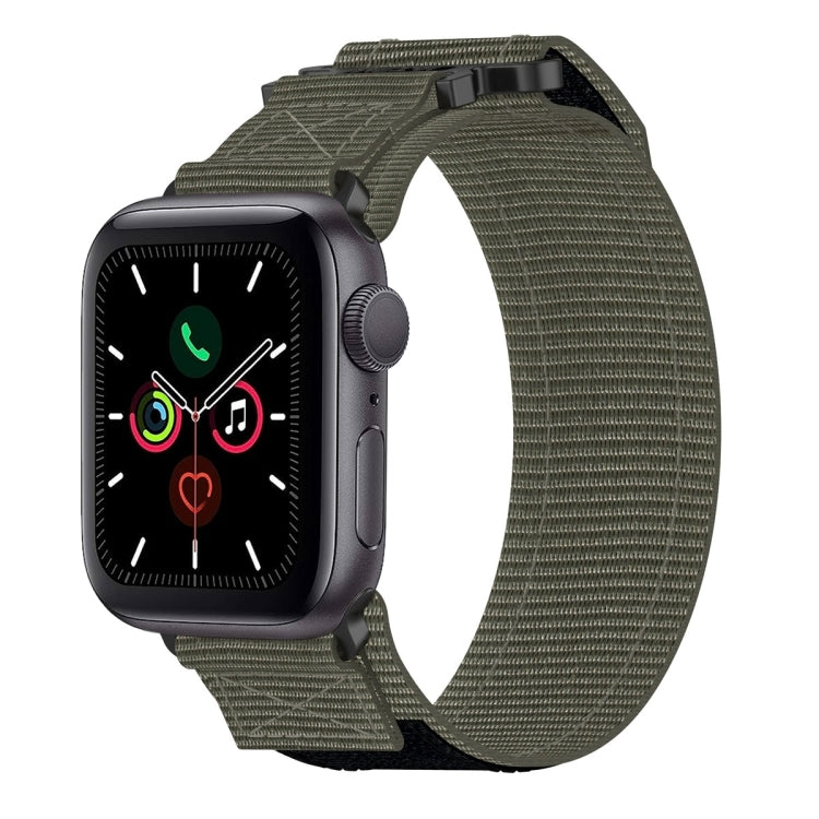 尼龍魔鬼氈錶帶，適用於 Apple Watch Series 5 44mm、Apple Watch Series 5 40mm、Apple Watch Series 4 44mm、Apple Watch Series 4 40mm、Apple Watch Series 3 38mm、Apple Watch Series 3 42mm