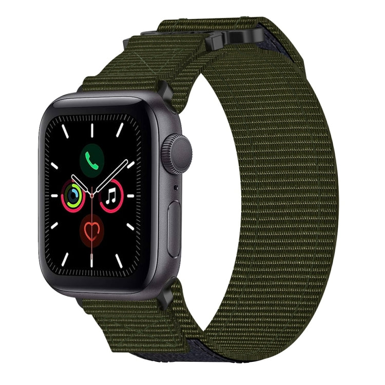 尼龍魔鬼氈錶帶，適用於 Apple Watch Series 5 44mm、Apple Watch Series 5 40mm、Apple Watch Series 4 44mm、Apple Watch Series 4 40mm、Apple Watch Series 3 38mm、Apple Watch Series 3 42mm