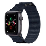 尼龍魔鬼氈錶帶，適用於 Apple Watch Series 5 44mm、Apple Watch Series 5 40mm、Apple Watch Series 4 44mm、Apple Watch Series 4 40mm、Apple Watch Series 3 38mm、Apple Watch Series 3 42mm