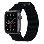 尼龍魔鬼氈錶帶，適用於 Apple Watch Series 5 44mm、Apple Watch Series 5 40mm、Apple Watch Series 4 44mm、Apple Watch Series 4 40mm、Apple Watch Series 3 38mm、Apple Watch Series 3 42mm