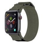 尼龍魔鬼氈錶帶，適用於 Apple Watch Series 5 44mm、Apple Watch Series 5 40mm、Apple Watch Series 4 44mm、Apple Watch Series 4 40mm、Apple Watch Series 3 38mm、Apple Watch Series 3 42mm