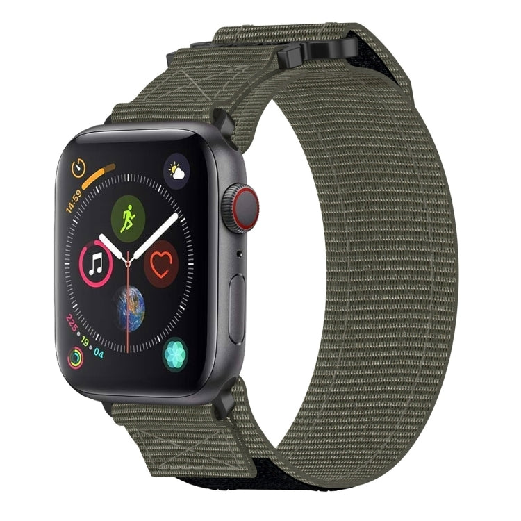 尼龍魔鬼氈錶帶，適用於 Apple Watch Series 5 44mm、Apple Watch Series 5 40mm、Apple Watch Series 4 44mm、Apple Watch Series 4 40mm、Apple Watch Series 3 38mm、Apple Watch Series 3 42mm