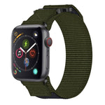 尼龍魔鬼氈錶帶，適用於 Apple Watch Series 5 44mm、Apple Watch Series 5 40mm、Apple Watch Series 4 44mm、Apple Watch Series 4 40mm、Apple Watch Series 3 38mm、Apple Watch Series 3 42mm