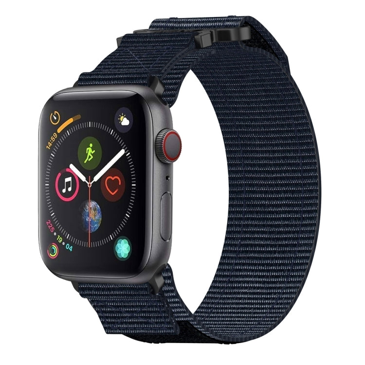 尼龍魔鬼氈錶帶，適用於 Apple Watch Series 5 44mm、Apple Watch Series 5 40mm、Apple Watch Series 4 44mm、Apple Watch Series 4 40mm、Apple Watch Series 3 38mm、Apple Watch Series 3 42mm