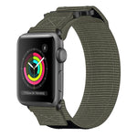 尼龍魔鬼氈錶帶，適用於 Apple Watch Series 5 44mm、Apple Watch Series 5 40mm、Apple Watch Series 4 44mm、Apple Watch Series 4 40mm、Apple Watch Series 3 38mm、Apple Watch Series 3 42mm