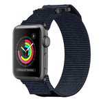 尼龍魔鬼氈錶帶，適用於 Apple Watch Series 5 44mm、Apple Watch Series 5 40mm、Apple Watch Series 4 44mm、Apple Watch Series 4 40mm、Apple Watch Series 3 38mm、Apple Watch Series 3 42mm