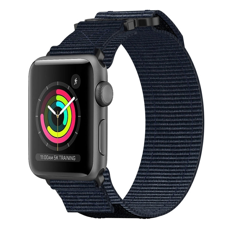 尼龍魔鬼氈錶帶，適用於 Apple Watch Series 5 44mm、Apple Watch Series 5 40mm、Apple Watch Series 4 44mm、Apple Watch Series 4 40mm、Apple Watch Series 3 38mm、Apple Watch Series 3 42mm
