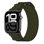 尼龍魔鬼氈錶帶，適用於 Apple Watch Series 10 46mm、Apple Watch Series 10 42mm、Apple Watch SE 2023 44mm、Apple Watch SE 2023 40mm、Apple Watch Ultra 2 49mm、Apple Watch Series 9 45mm、Apple Watch Series 9 41mm