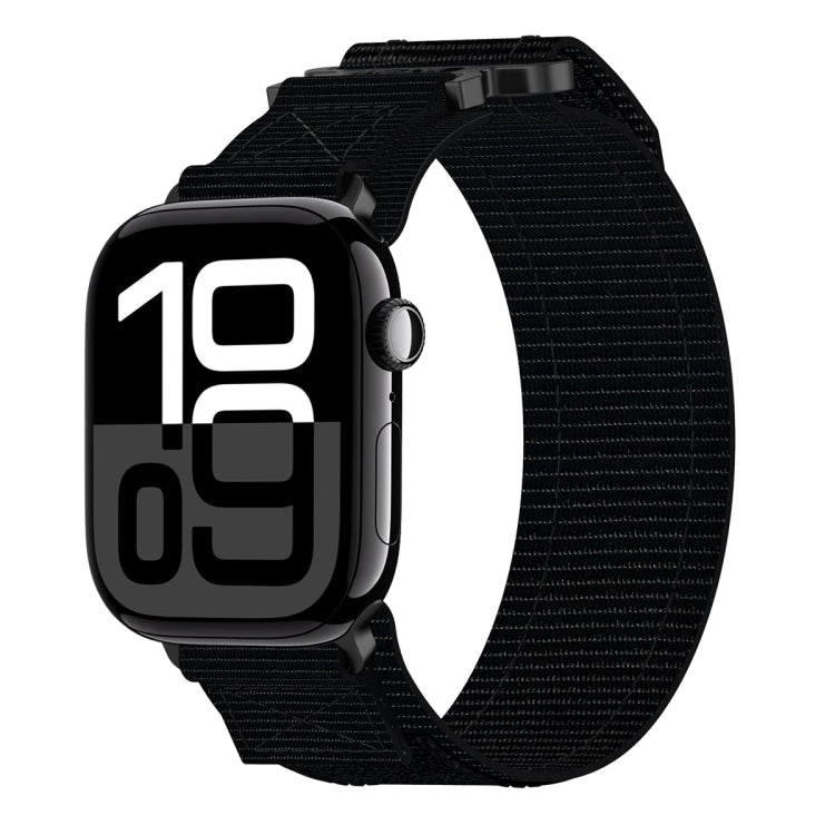 尼龍魔鬼氈錶帶，適用於 Apple Watch Series 10 46mm、Apple Watch Series 10 42mm、Apple Watch SE 2023 44mm、Apple Watch SE 2023 40mm、Apple Watch Ultra 2 49mm、Apple Watch Series 9 45mm、Apple Watch Series 9 41mm
