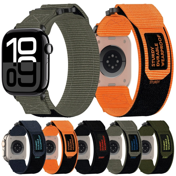 尼龍魔鬼氈錶帶，適用於 Apple Watch Series 8 45mm、Apple Watch SE 2022 40mm、Apple Watch SE 2022 44mm、Apple Watch Series 7 41mm、Apple Watch Series 7 45mm、Apple Watch SE 40mm、Apple Watch SE 44mm