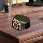 尼龍魔鬼氈錶帶，適用於 Apple Watch 38毫米