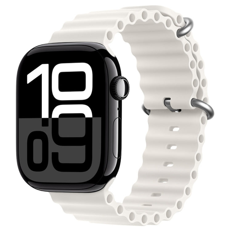 ZGA Ocean 矽膠錶帶，適用於 Apple Watch Series 10 46mm，適用於 Apple Watch Series 10 42mm，適用於 Apple Watch SE 2023 44mm，適用於 Apple Watch Ultra 2 49mm，適用於 Apple Watch Series 9 45mm，適用於 Apple Watch Ultra 49mm，適用於 Apple Watch Series 8 45mm