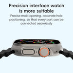 ZGA Ocean Silicone Watch Band, For Apple Watch Series 10 46mm, For Apple Watch Series 10 42mm, For Apple Watch SE 2023 44mm, For Apple Watch Ultra 2 49mm, For Apple Watch Series 9 45mm, For Apple Watch Ultra 49mm, For Apple Watch Series 8 45mm         ...