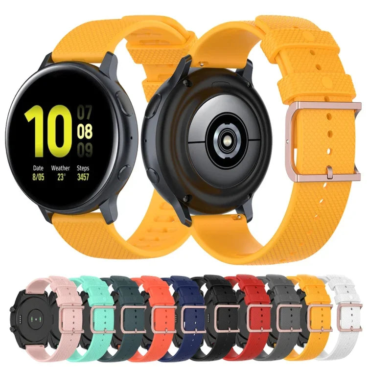 20mm 點狀紋理錶帶，適用於 Galaxy Watch Active 3 / Active 2 / Active，適用於 Polar Ignite