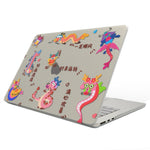 UV 印刷圖案筆記型電腦磨砂保護殼，適用於 MacBook Air 13.3 A1466 / A1369，適用於 MacBook 12 吋 A1534
