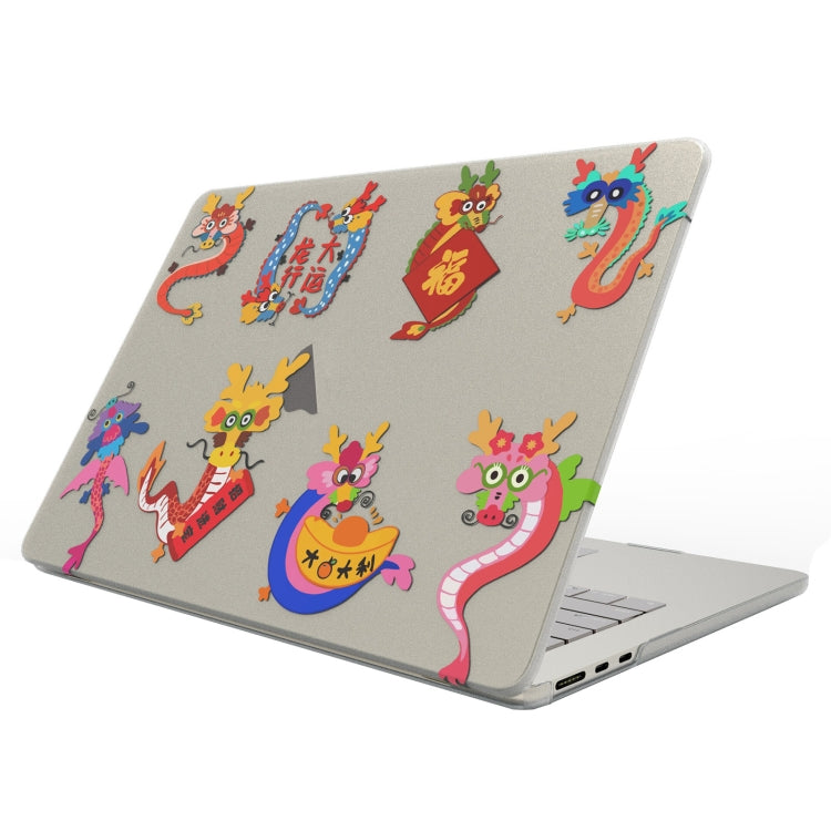 UV Printed Pattern Laptop Frosted Protective Case, For MacBook Air 13.6 2025 / 2022 / 2023, For MacBook Pro 13.3 A2338/A2251/A2289/A2159