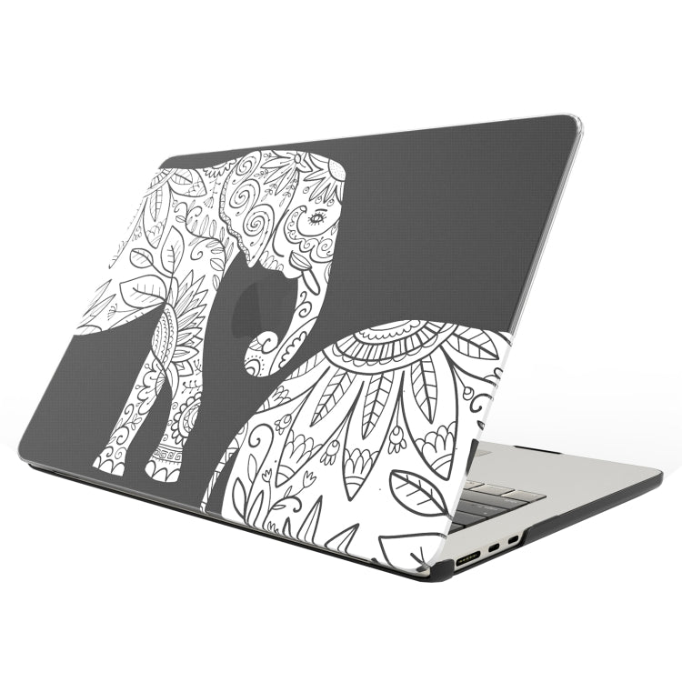 UV Printed Pattern Laptop Frosted Protective Case, For MacBook Air 13.6 2025 / 2022 / 2023, For MacBook Pro 13.3 A2338/A2251/A2289/A2159