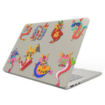 UV 印刷圖案筆記型電腦磨砂保護殼，適用於 MacBook Pro 13.3 Retina A1425 / A1502，適用於 MacBook Pro 15.4 Retina A1398