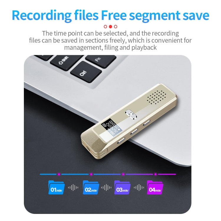 JNN Q7迷你便攜錄音筆，配OLED螢幕，4GB，8GB，16GB，32GB