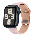 波浪紋理反扣矽膠錶帶，適用於 Apple Watch Series 10 46mm，適用於 Apple Watch Series 10 42mm，適用於 Apple Watch SE 2023 44mm，適用於 Apple Watch SE 2023 40mm