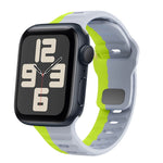 波浪紋理反扣矽膠錶帶，適用於 Apple Watch Series 10 46mm，適用於 Apple Watch Series 10 42mm，適用於 Apple Watch SE 2023 44mm，適用於 Apple Watch SE 2023 40mm