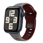 波浪紋理反扣矽膠錶帶，適用於 Apple Watch Series 10 46mm，適用於 Apple Watch Series 10 42mm，適用於 Apple Watch SE 2023 44mm，適用於 Apple Watch SE 2023 40mm