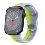 波浪紋理反扣矽膠錶帶，適用於 Apple Watch Series 8 41mm，適用於 Apple Watch Series 8 45mm，適用於 Apple Watch SE 2022 40mm，適用於 Apple Watch SE 2022 44mm
