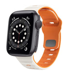 波浪紋理反扣矽膠錶帶，適用於 Apple Watch Series 6 40mm，適用於 Apple Watch Series 6 44mm，適用於 Apple Watch Series 5 44mm，適用於 Apple Watch Series 5 40mm
